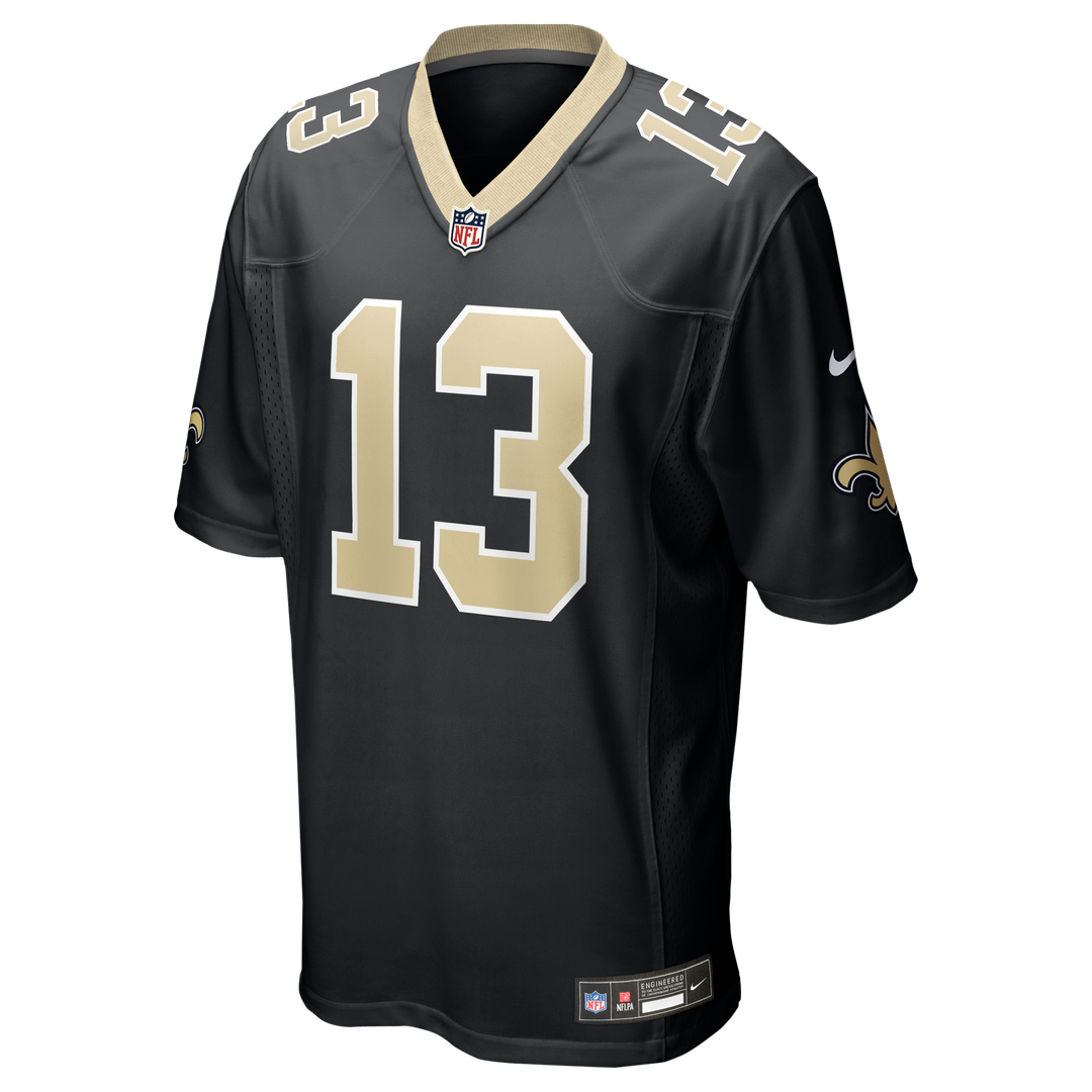 Velus Jones Jr. New Orleans Saints Black Team Game Jersey