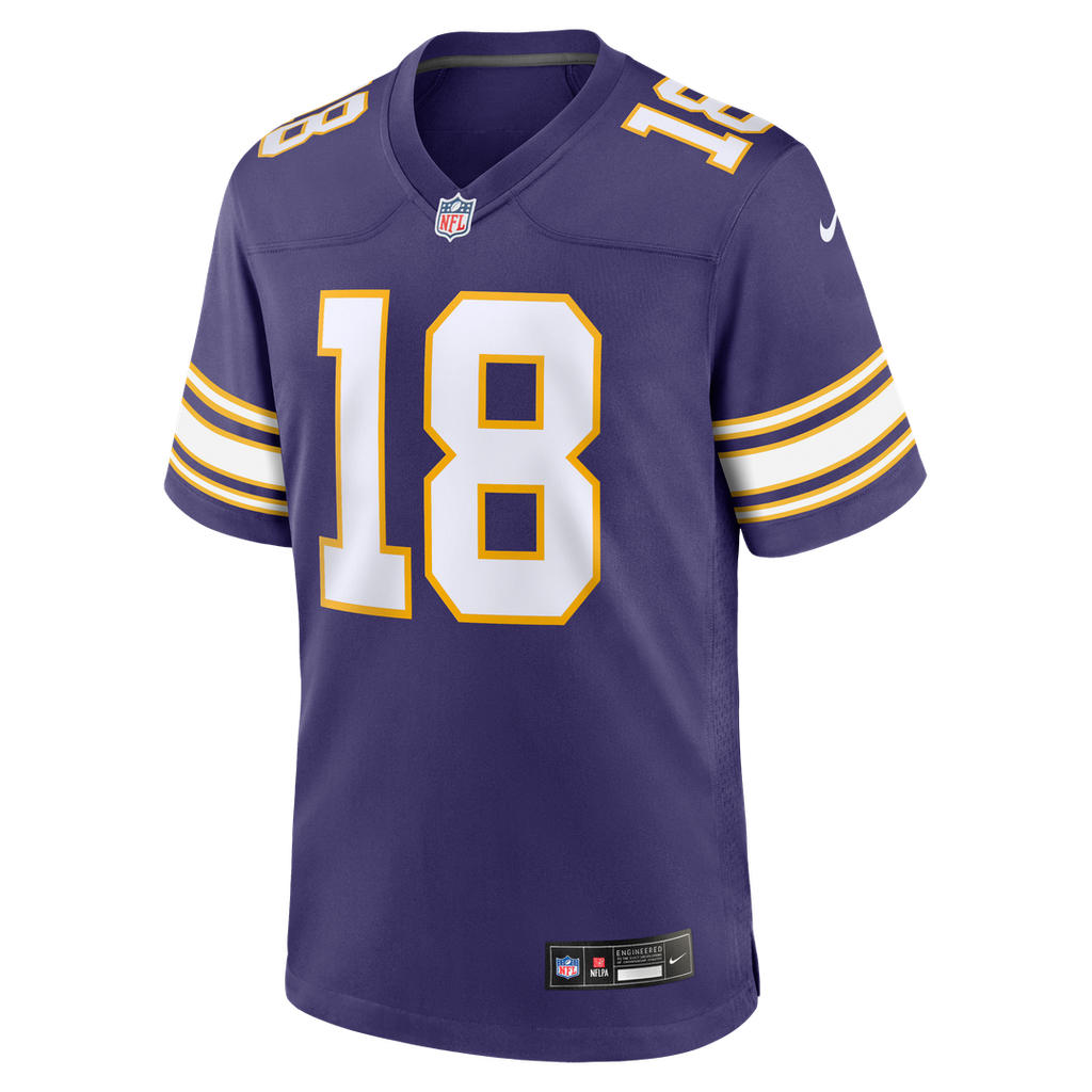 Justin Jefferson Minnesota Vikings Purple Classic Player Game Jersey
