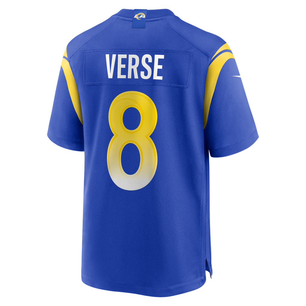 Jared Verse Los Angeles Rams White White Game Player Jersey