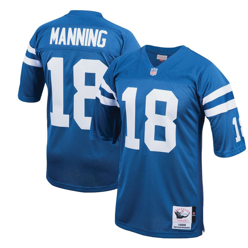 Peyton Manning Indianapolis Colts 1998 Royal Authentic Throwback Retired Player Jersey