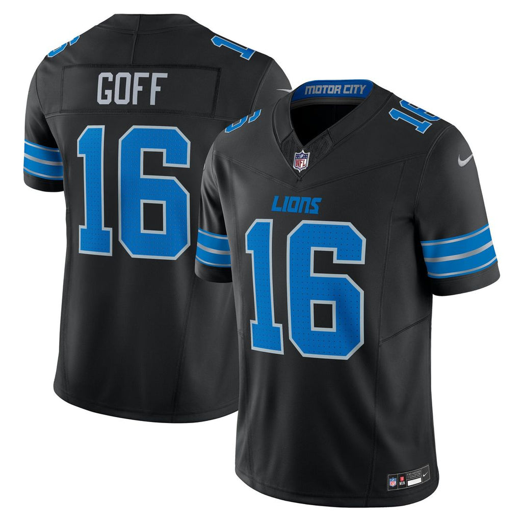Jared Goff Detroit Lions Black Vapor F.U.S.E. Limited Jersey