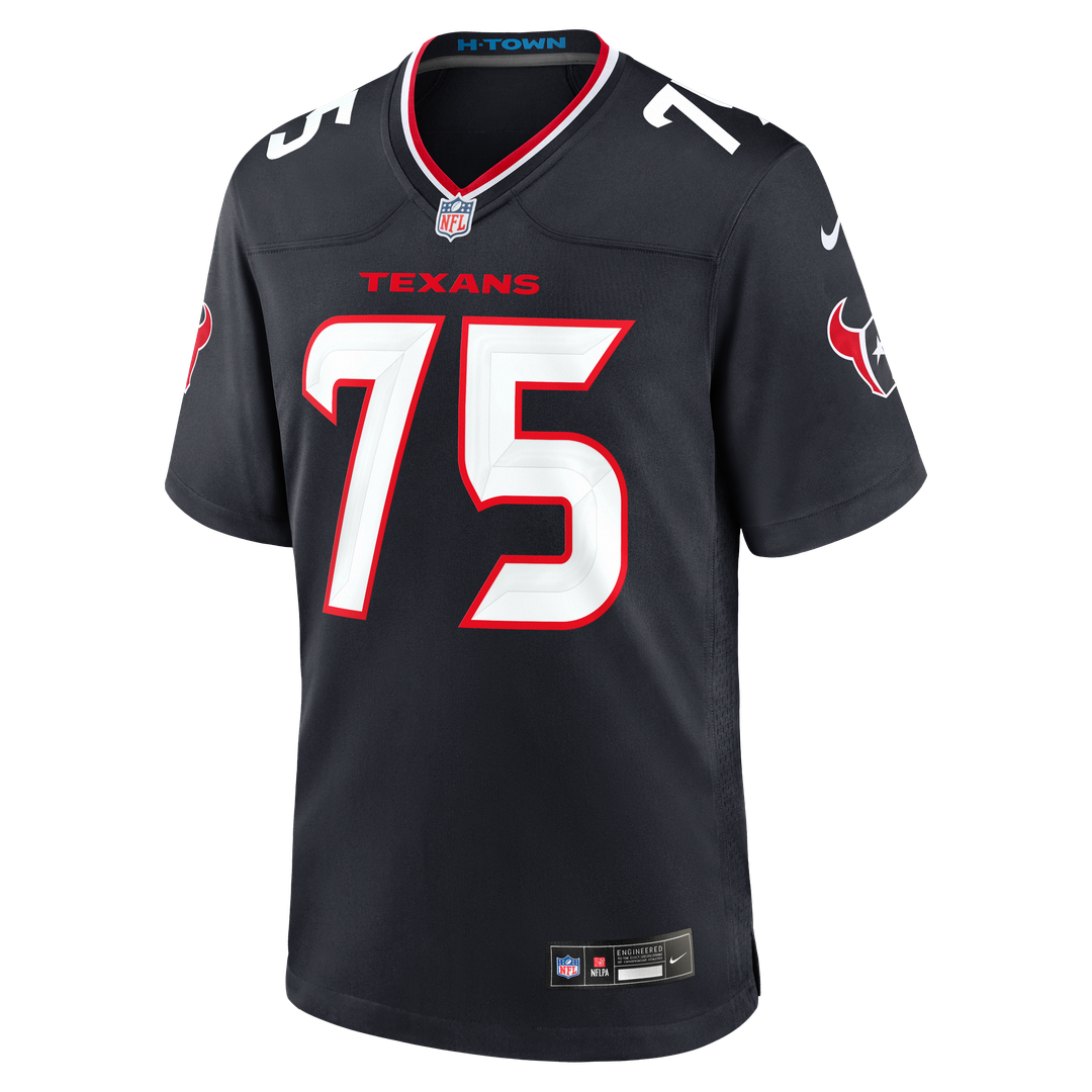 Wyatt Teller Houston Texans Navy Team Game Jersey