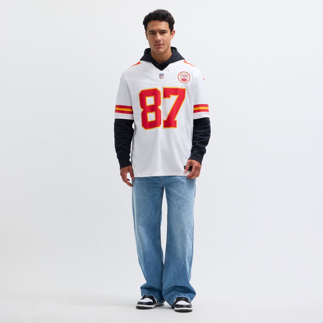 Travis Kelce Kansas City Chiefs Red Vapor F.U.S.E. Limited Jersey