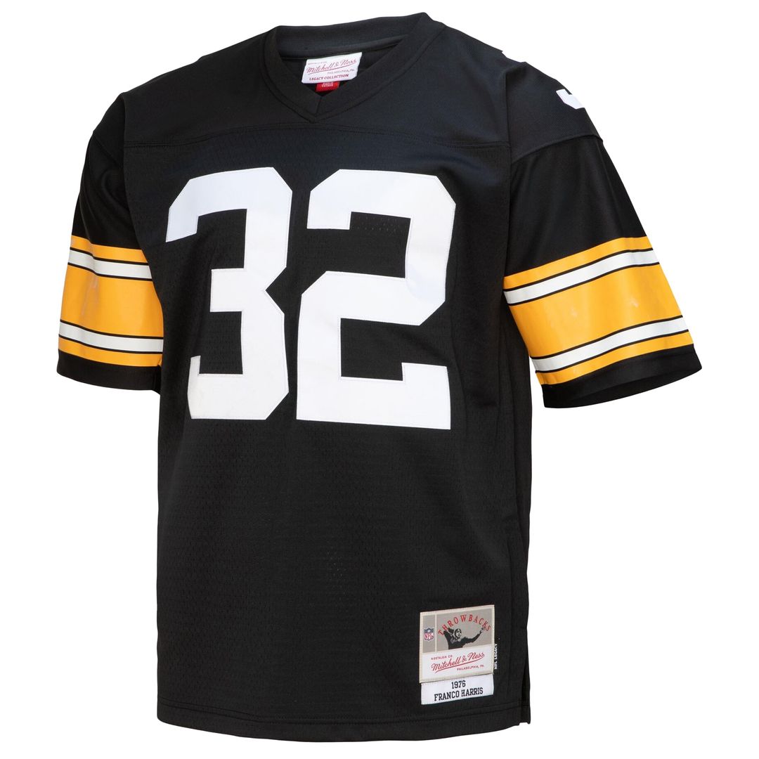 Franco Harris Pittsburgh Steelers Black Legacy Replica Jersey
