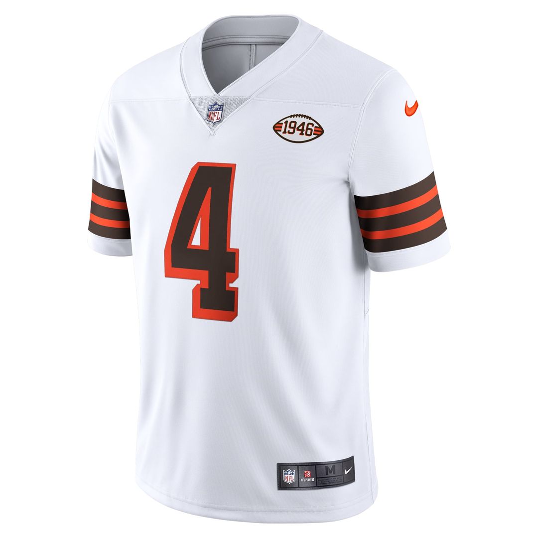 Deshaun Watson Cleveland Browns White 2021 Alternate Vapor Limited Jersey