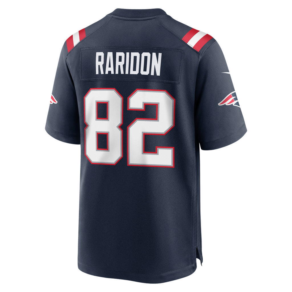 Eli Raridon New England Patriots Navy Team Game Jersey