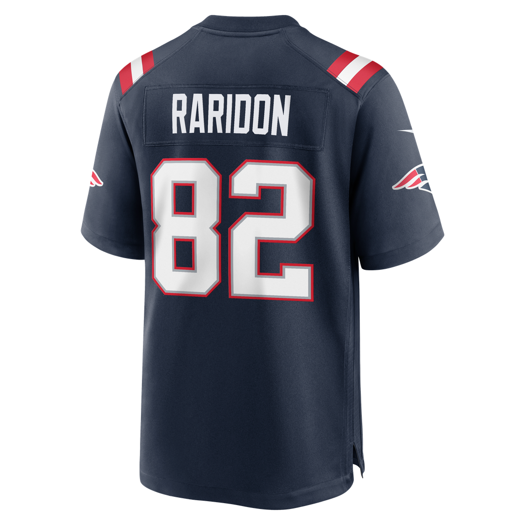 Eli Raridon New England Patriots Navy Team Game Jersey