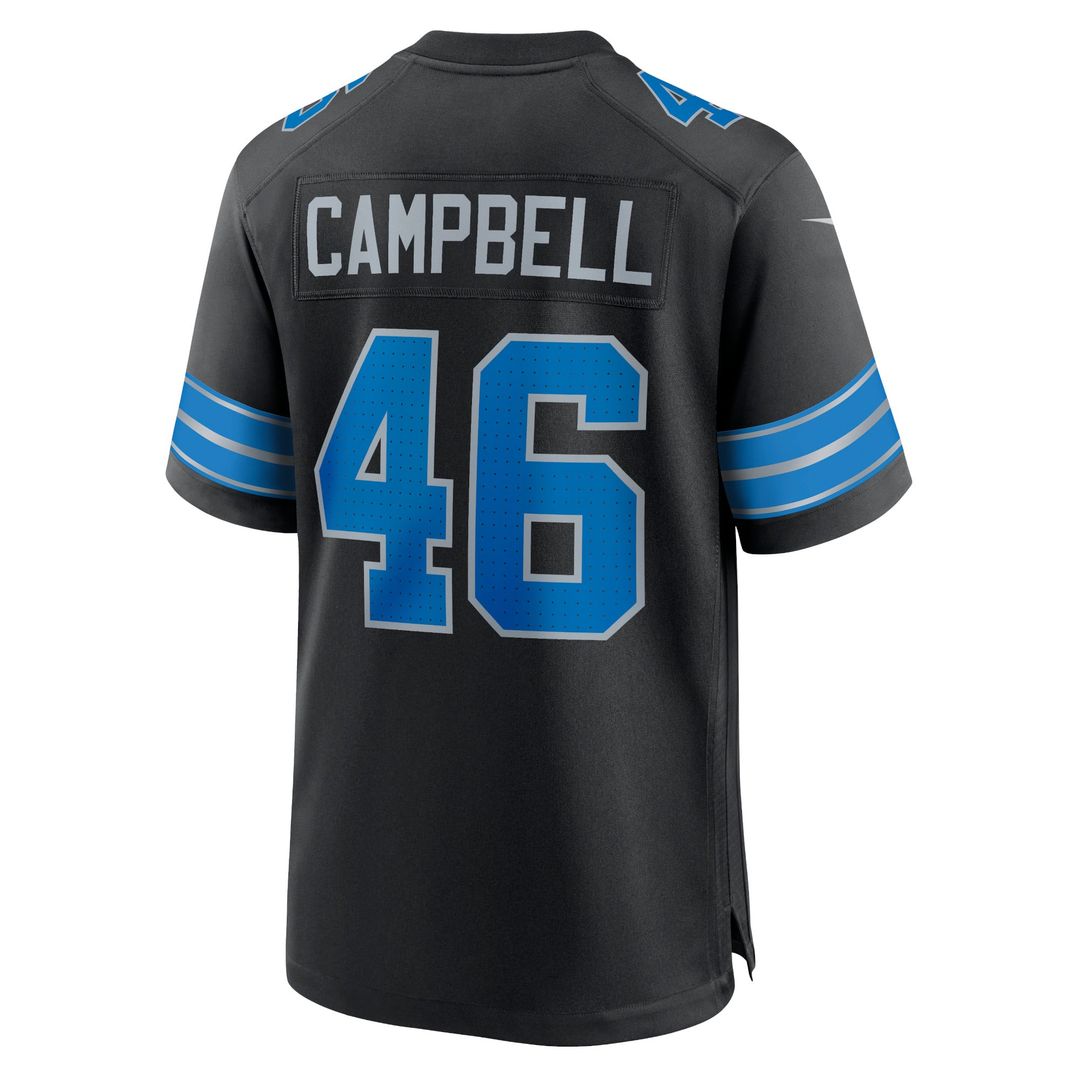 Jack Campbell Detroit Lions White White Game Jersey