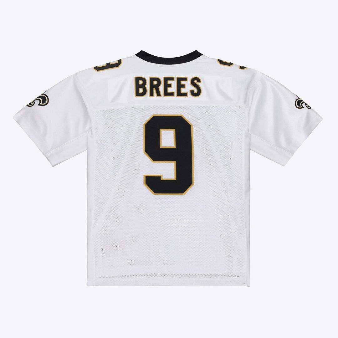 New Orleans Saints Drew Brees White Super Bowl XLIV Authentic Jersey
