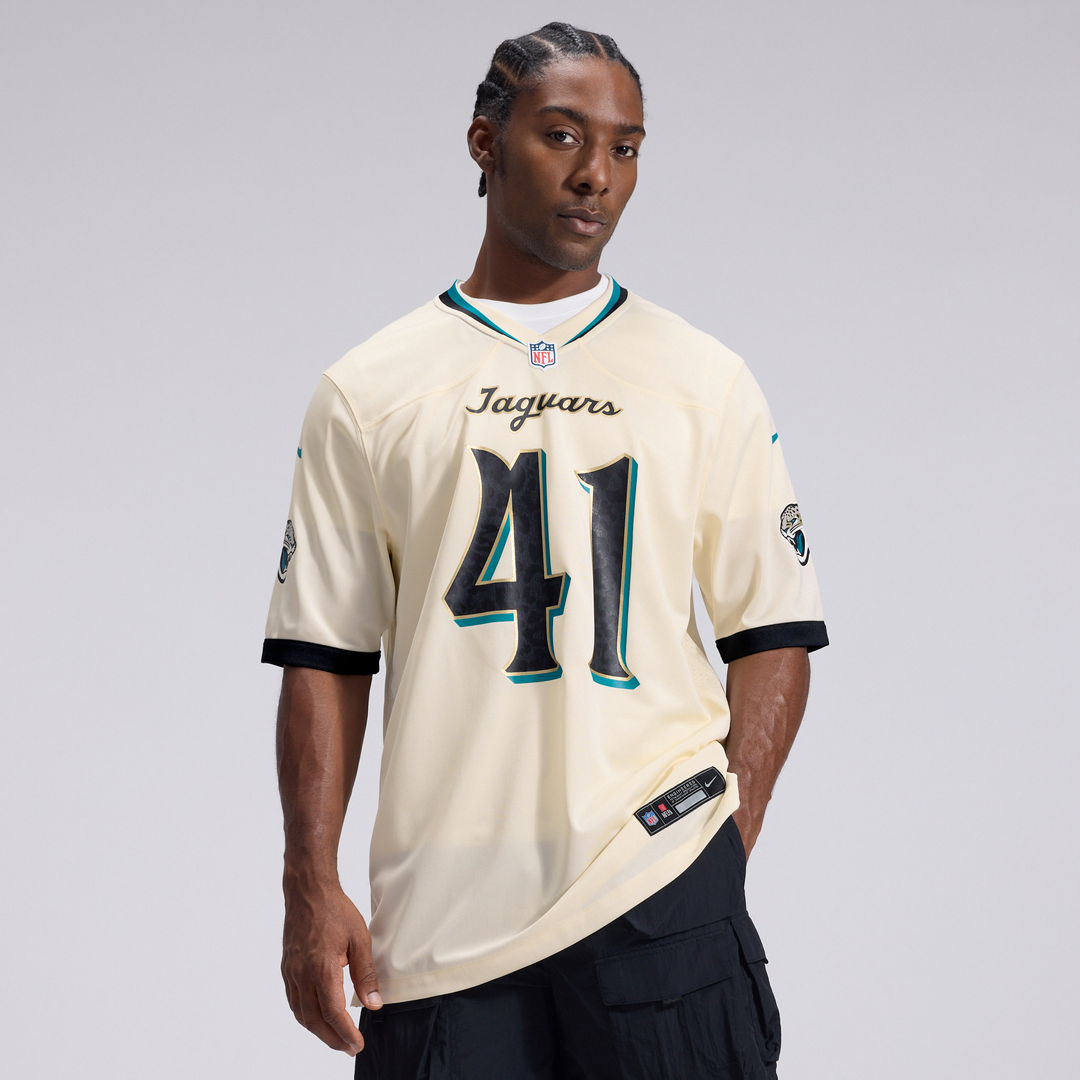 Josh Hines-Allen Jacksonville Jaguars Natural 2026 Rivalries Collection Game Jersey