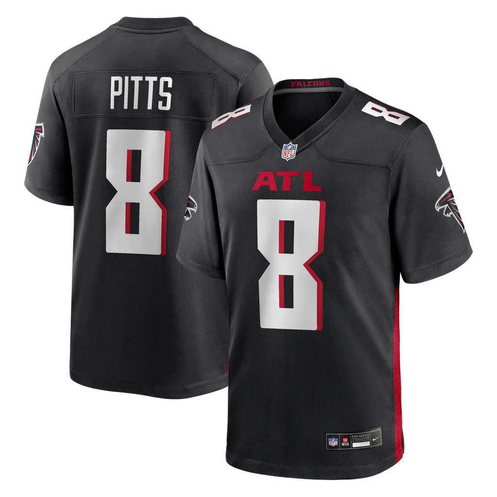 Kyle Pitts Atlanta Falcons Black Game Jersey