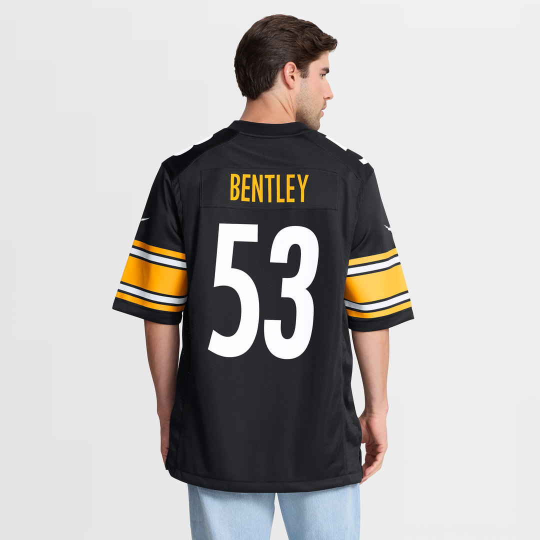 JaWhaun Bentley Pittsburgh Steelers Black Team Game Jersey
