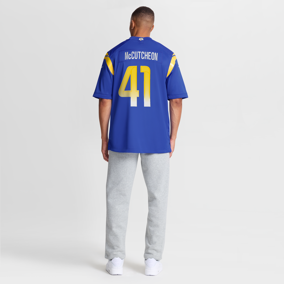 Cameron McCutcheon Los Angeles Rams Royal Game Jersey