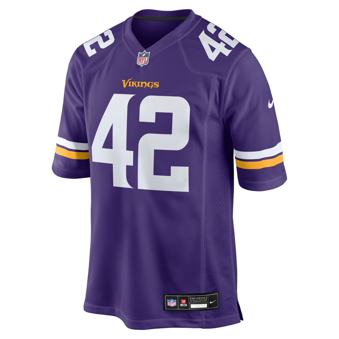 Andrew DePaola Minnesota Vikings Purple Game Jersey