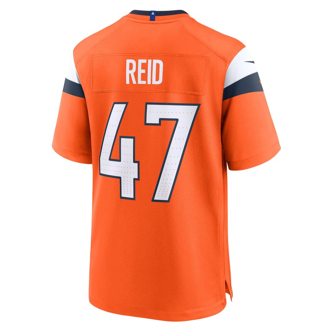 Karene Reid Denver Broncos Orange Team Game Jersey