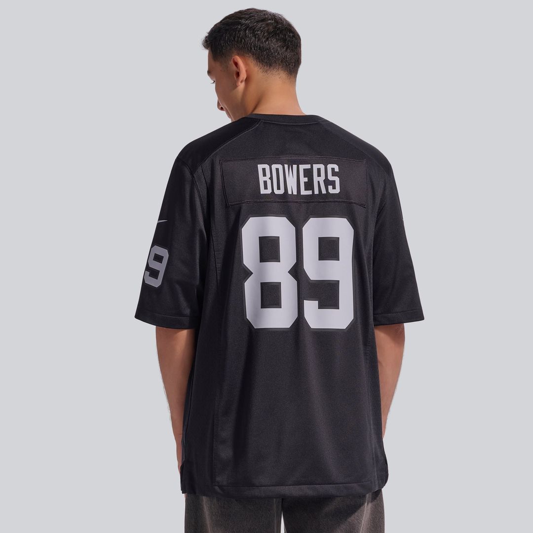 Brock Bowers Las Vegas Raiders Black Player Game Jersey