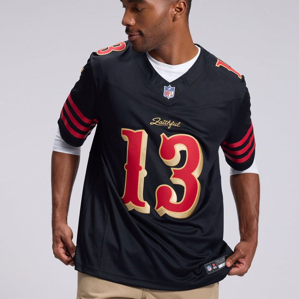 Brock Purdy San Francisco 49ers Black Rivalries Collection Stitched Limited Jersey