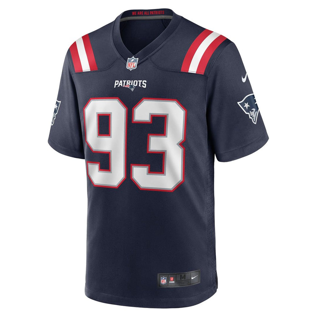 Richard Seymour New England Patriots Navy Retired Player Game Jersey