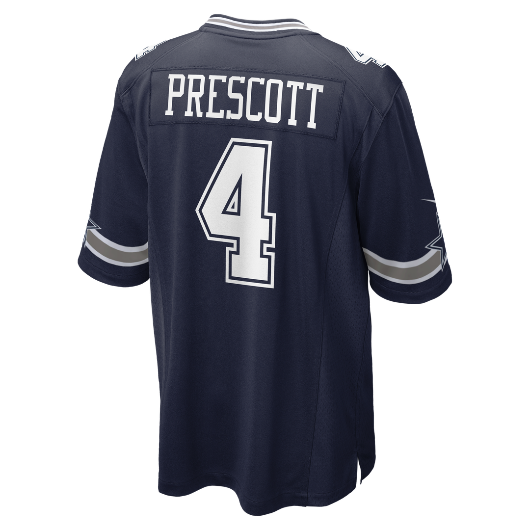 Dak Prescott Dallas Cowboys Navy Game Team Jersey