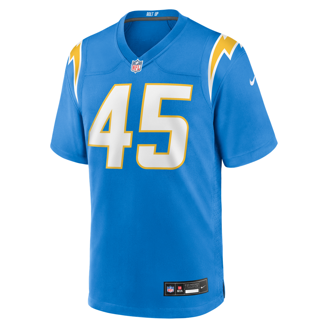 Tuli Tuipulotu Los Angeles Chargers Powder Blue Team Game Jersey
