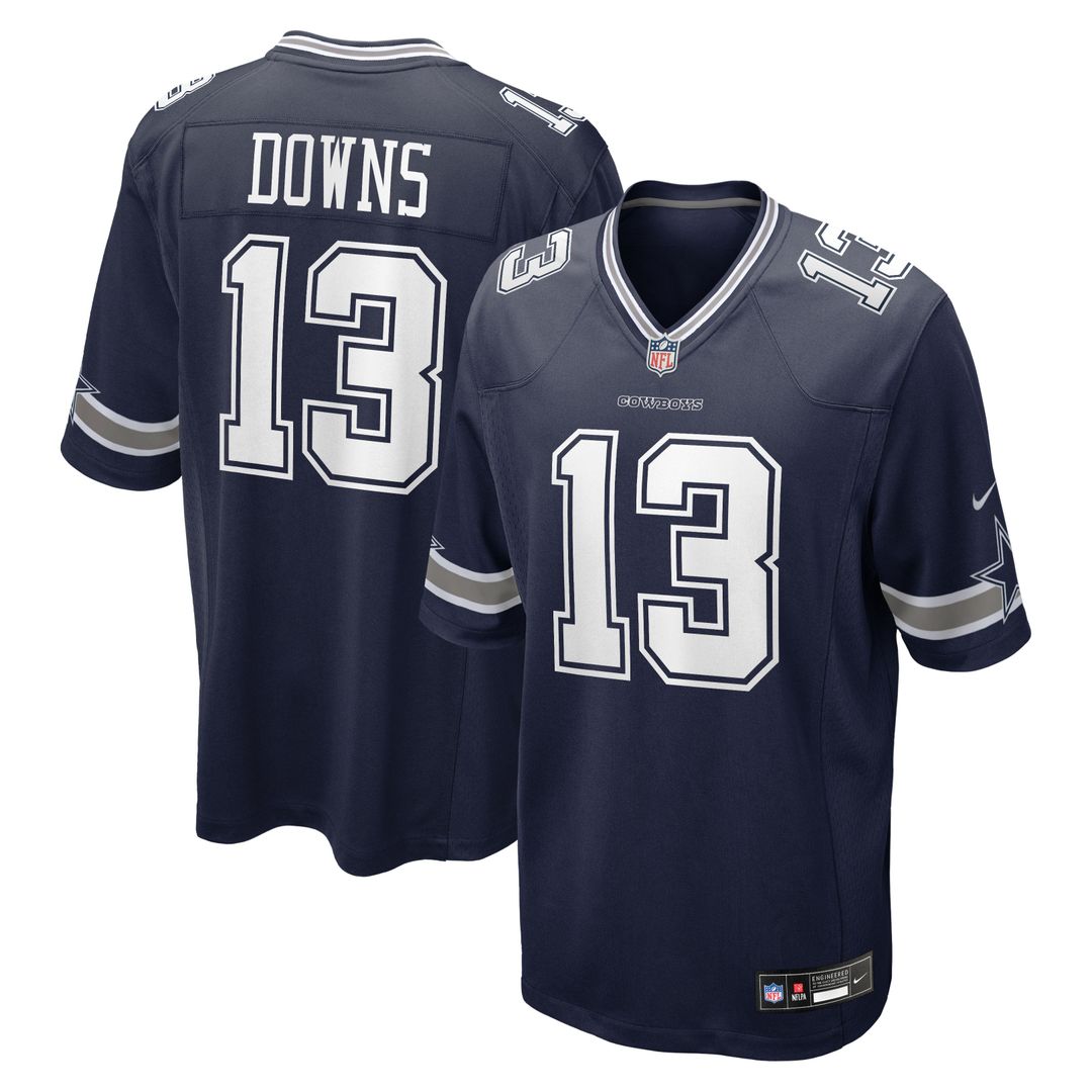 Caleb Downs Dallas Cowboys Navy Team Game Jersey