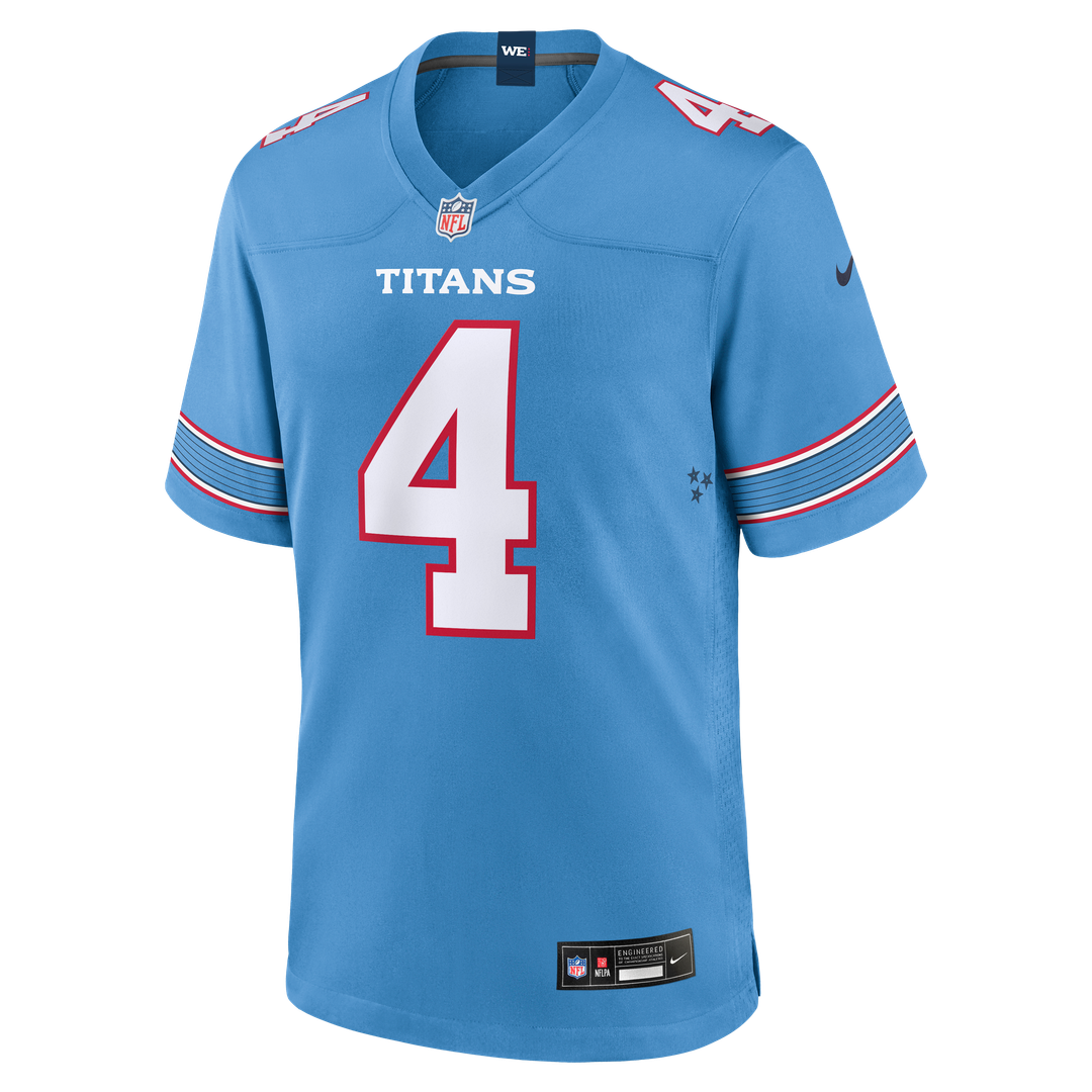 Wan'Dale Robinson Tennessee Titans Light Blue Team Game Jersey