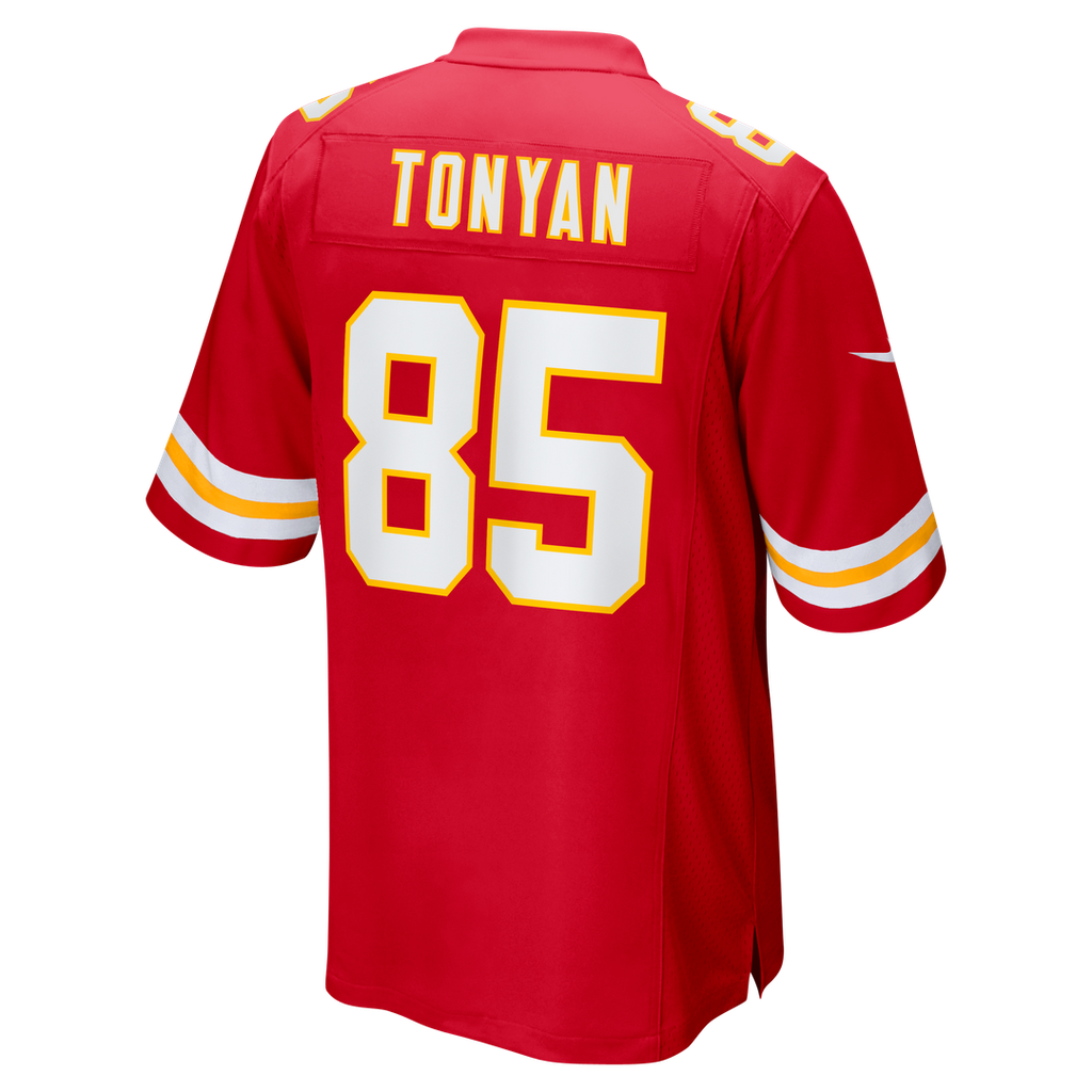 Robert Tonyan Kansas City Chiefs Red Team Game Jersey