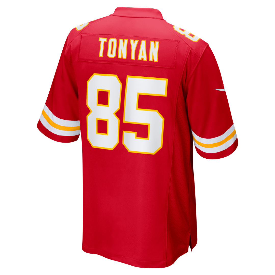 Robert Tonyan Kansas City Chiefs Red Team Game Jersey