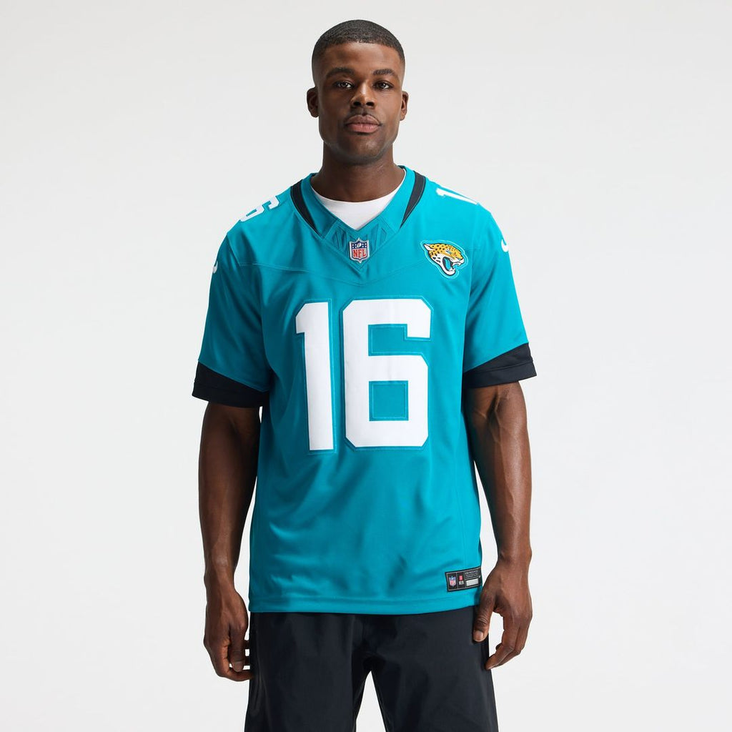 Trevor Lawrence Jacksonville Jaguars Teal Team Vapor F.U.S.E. Stitched Limited Jersey