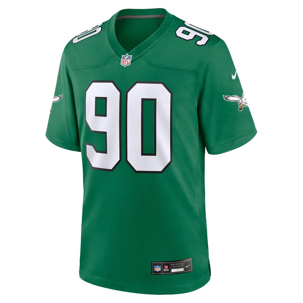 Jordan Davis Philadelphia Eagles Midnight Green Team Game Jersey