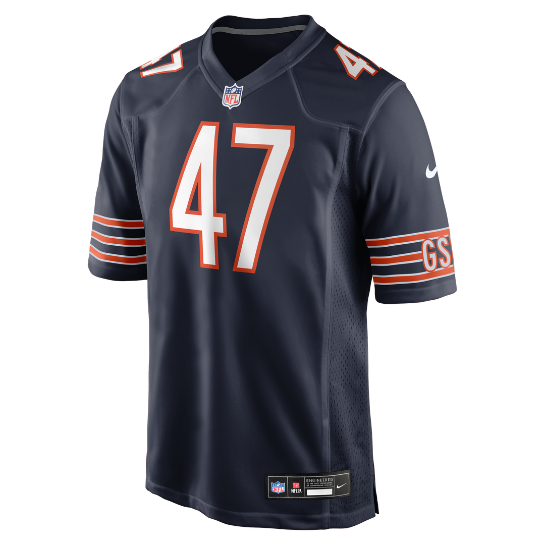 Ruben Hyppolite II Chicago Bears Navy Team Game Jersey