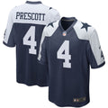 Dak Prescott Dallas Cowboys Navy Alternate Game Team Jersey