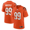 Myles Murphy Cincinnati Bengals Orange Alternate Game Jersey