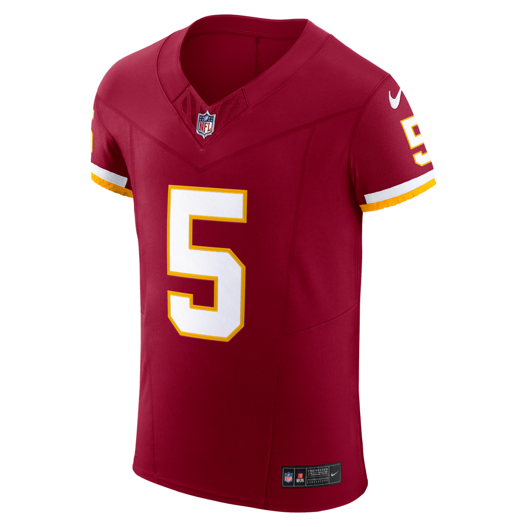 Jayden Daniels Washington Commanders Burgundy Team Vapor F.U.S.E. Elite Jersey