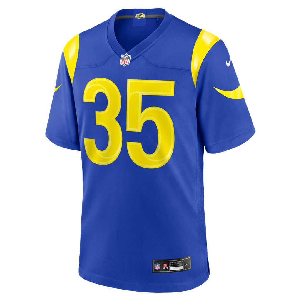 Jaylen Watson Los Angeles Rams Royal Team Game Jersey