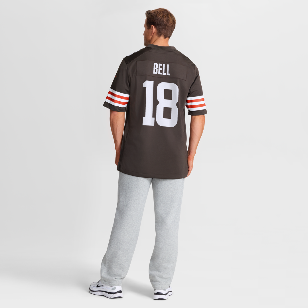 David Bell Cleveland Browns Brown Game Jersey