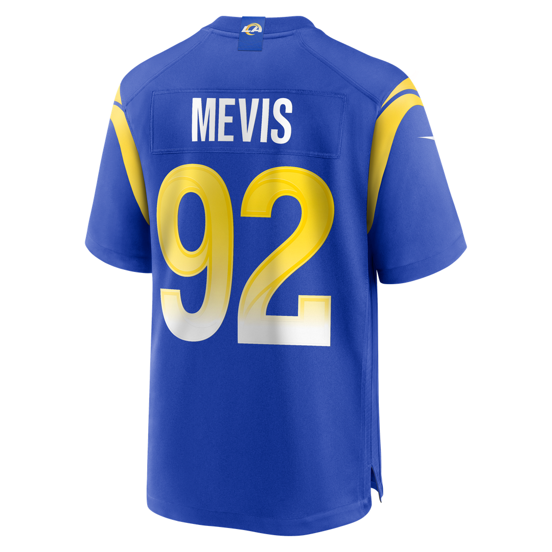 Harrison Mevis Los Angeles Rams Royal Team Game Jersey