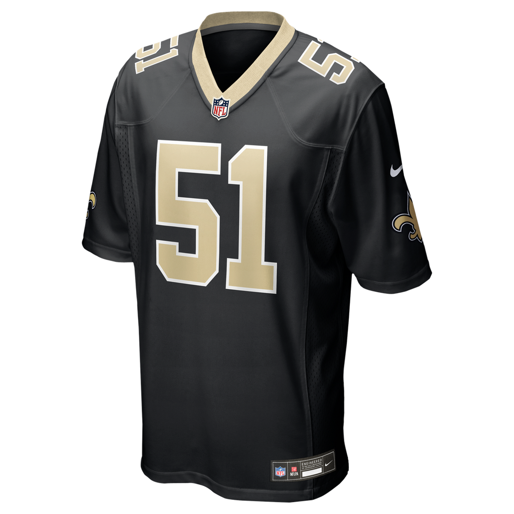Jonathan Vilma New Orleans Saints Black Game Retired Player Jersey