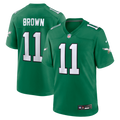 A.J. Brown Philadelphia Eagles Kelly Green Alternate Game Player Jersey