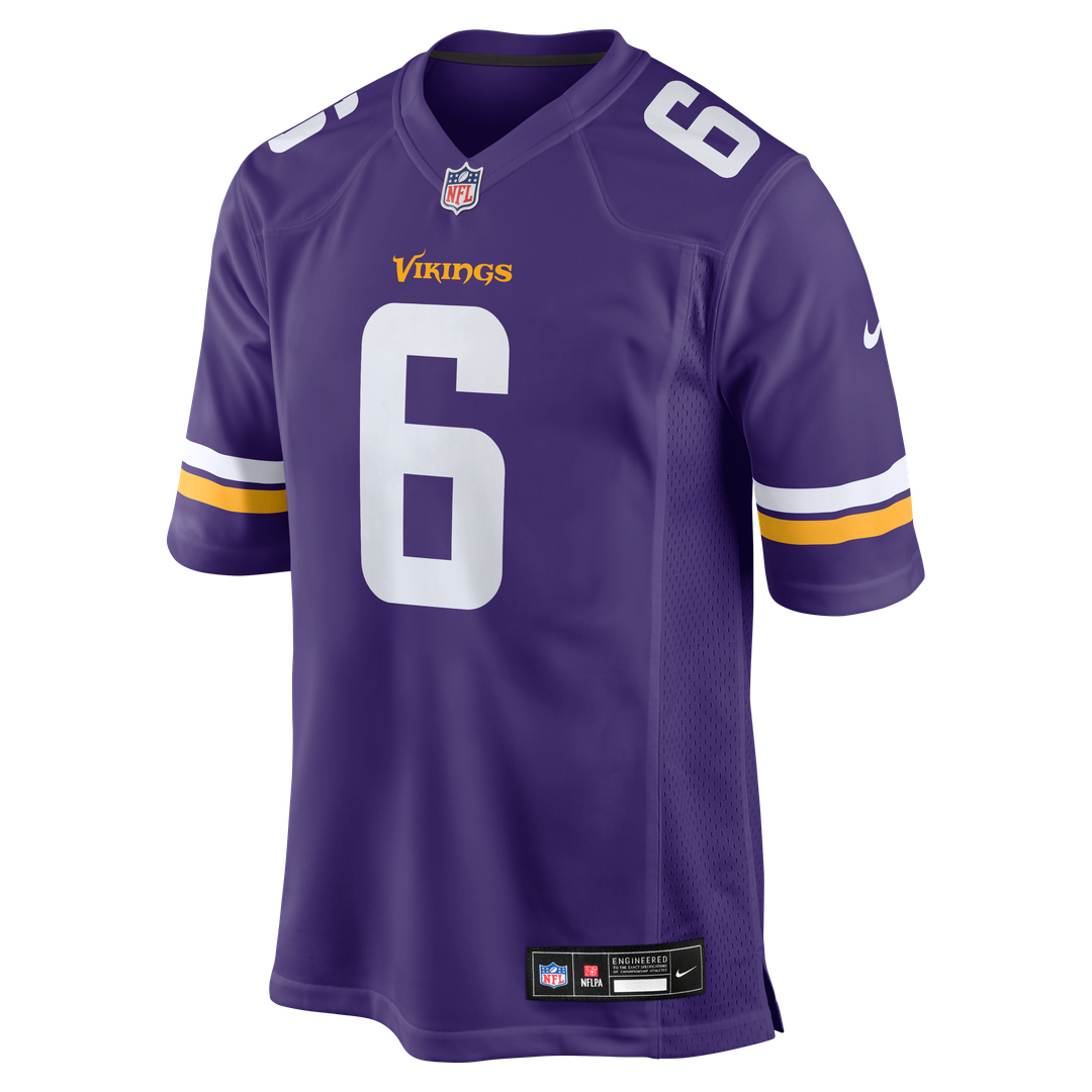 Brian Asamoah II Minnesota Vikings Purple Game Jersey