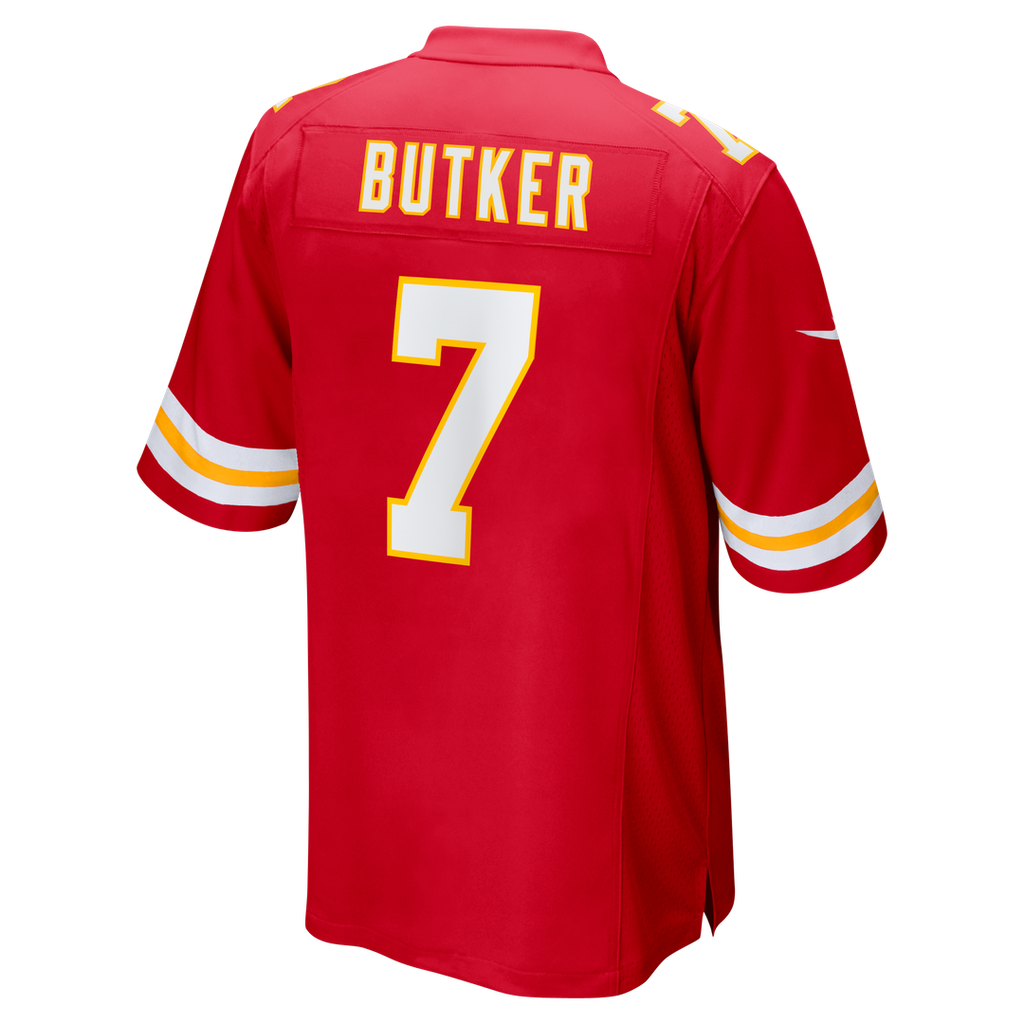 Harrison Butker Kansas City Chiefs Red Game Jersey