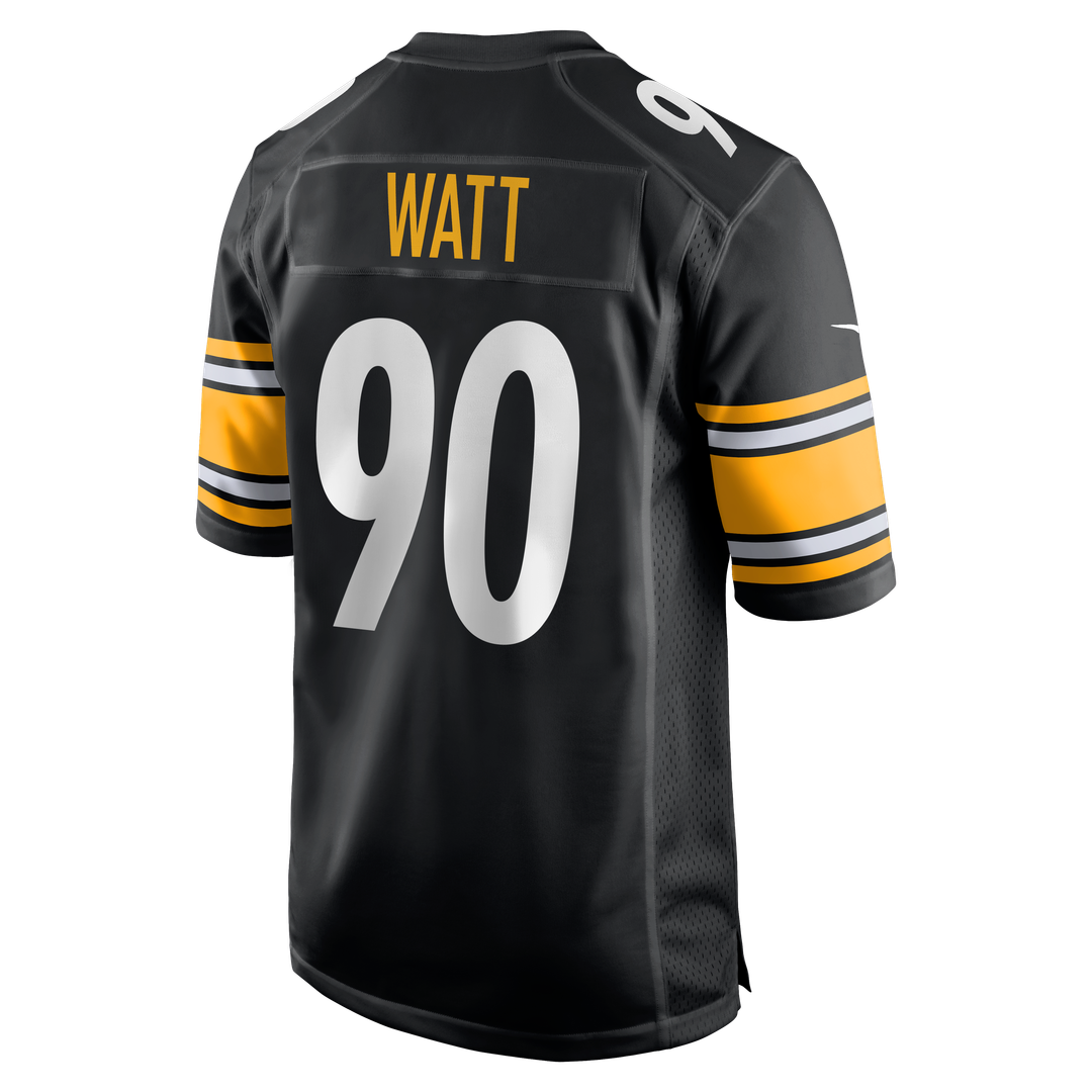 T.J. Watt Pittsburgh Steelers Black Game Jersey