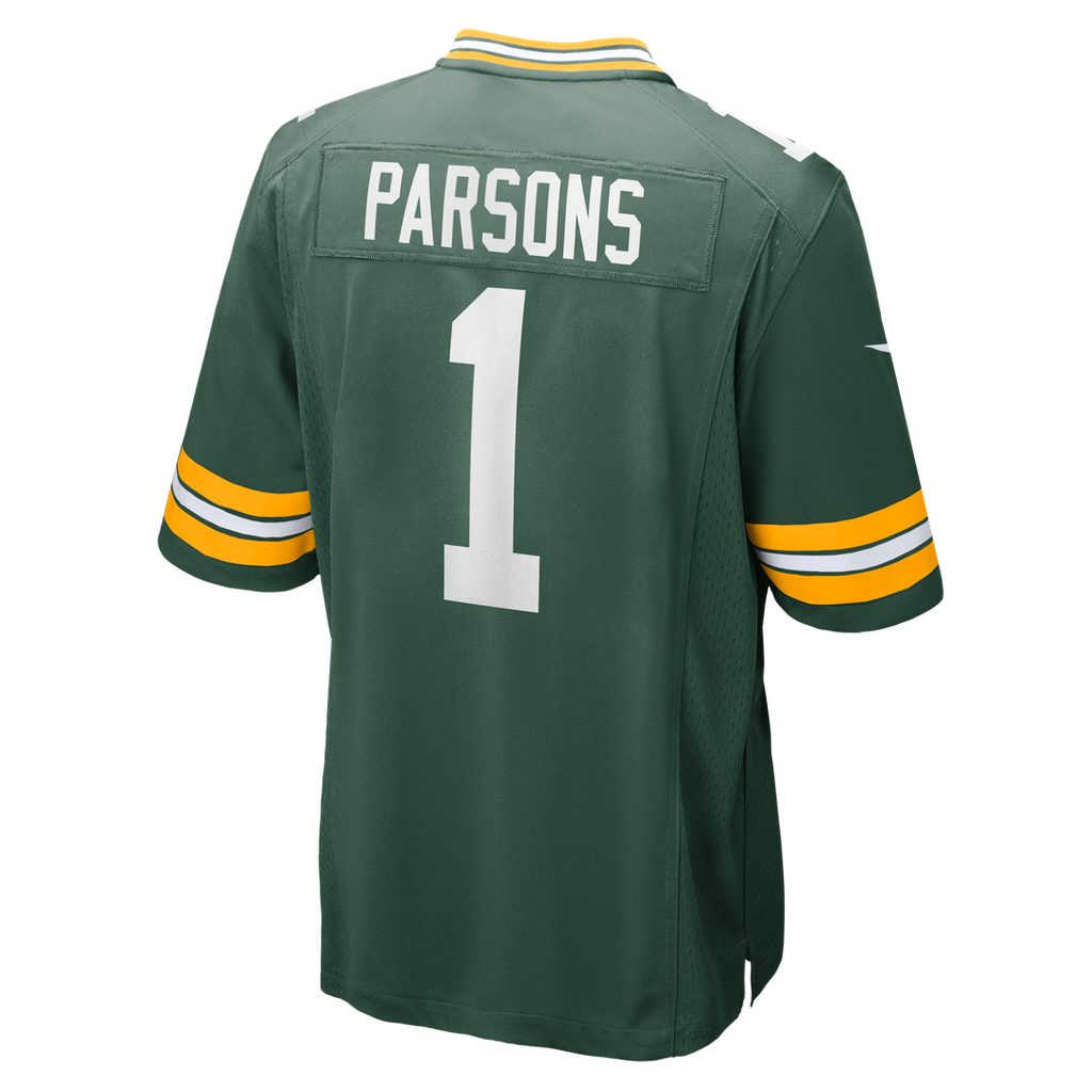 Micah Parsons Green Bay Packers White Game Player Jersey