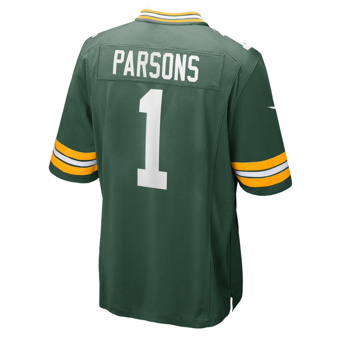 Micah Parsons Green Bay Packers White Game Player Jersey