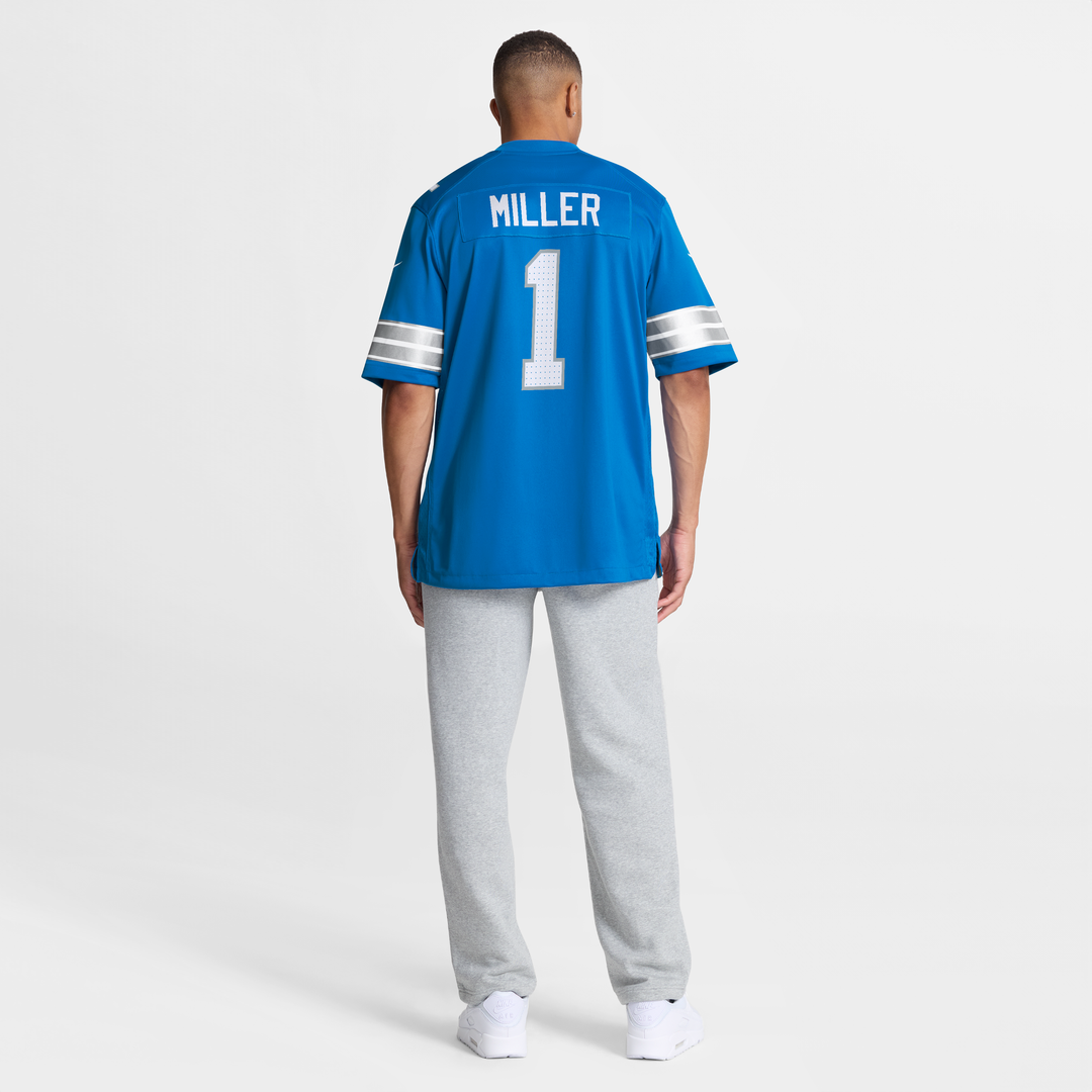Blake Miller Detroit Lions Blue Team Game Jersey