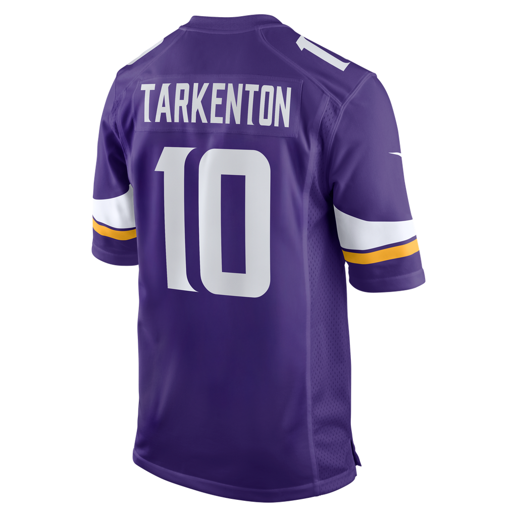 Fran Tarkenton Minnesota Vikings Purple Game Retired Player Jersey