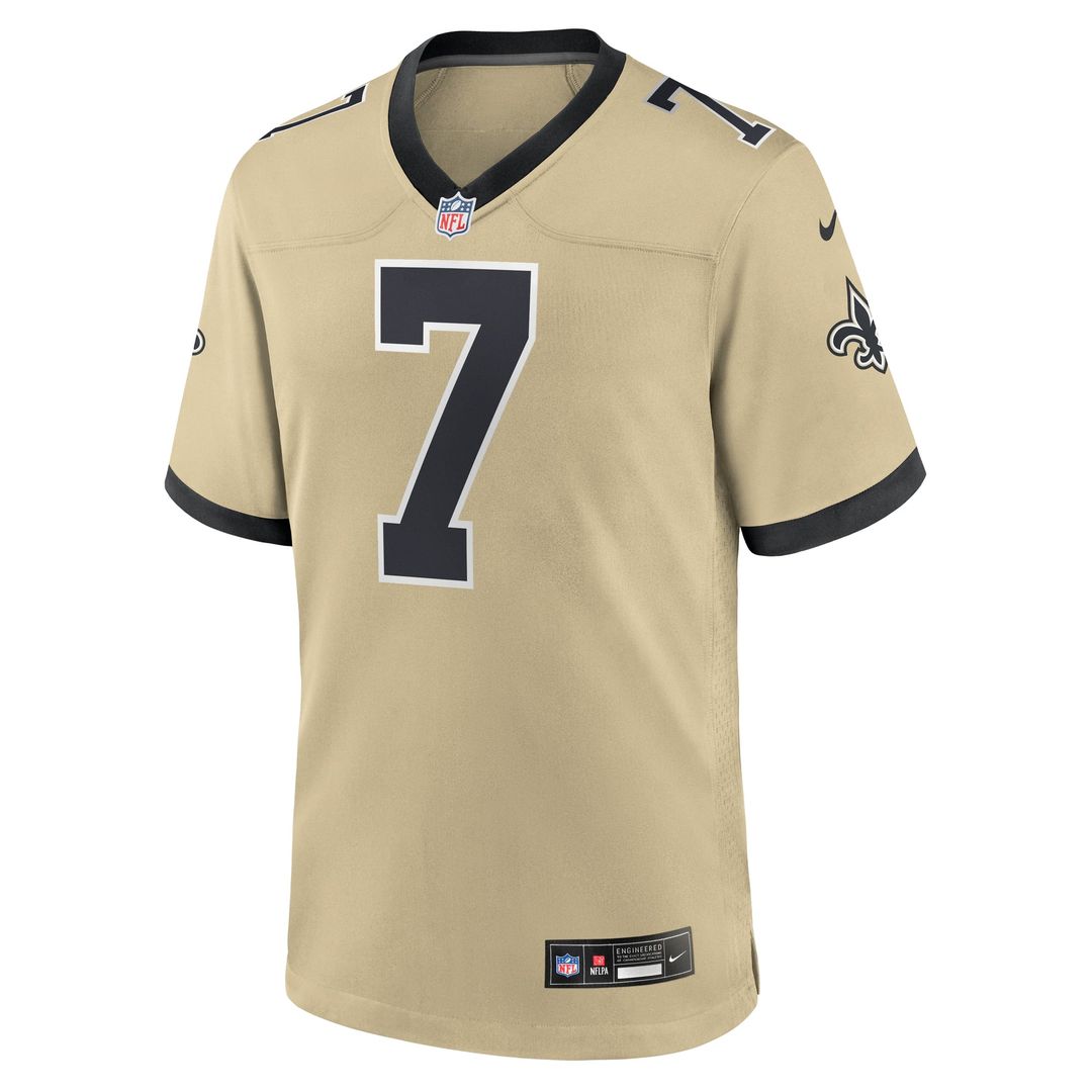 Taysom Hill New Orleans Saints Black Game Jersey
