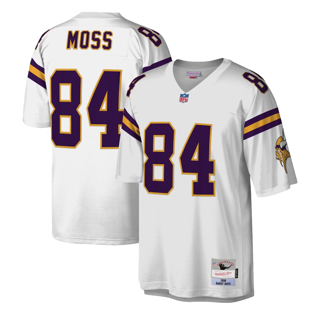 Randy Moss Minnesota Vikings White Legacy Replica Jersey