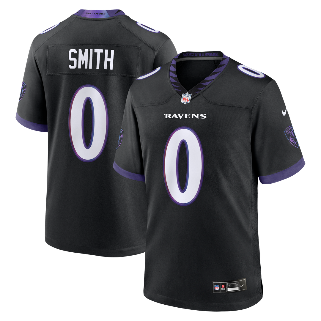 Roquan Smith Baltimore Ravens Purple Alternate Game Jersey