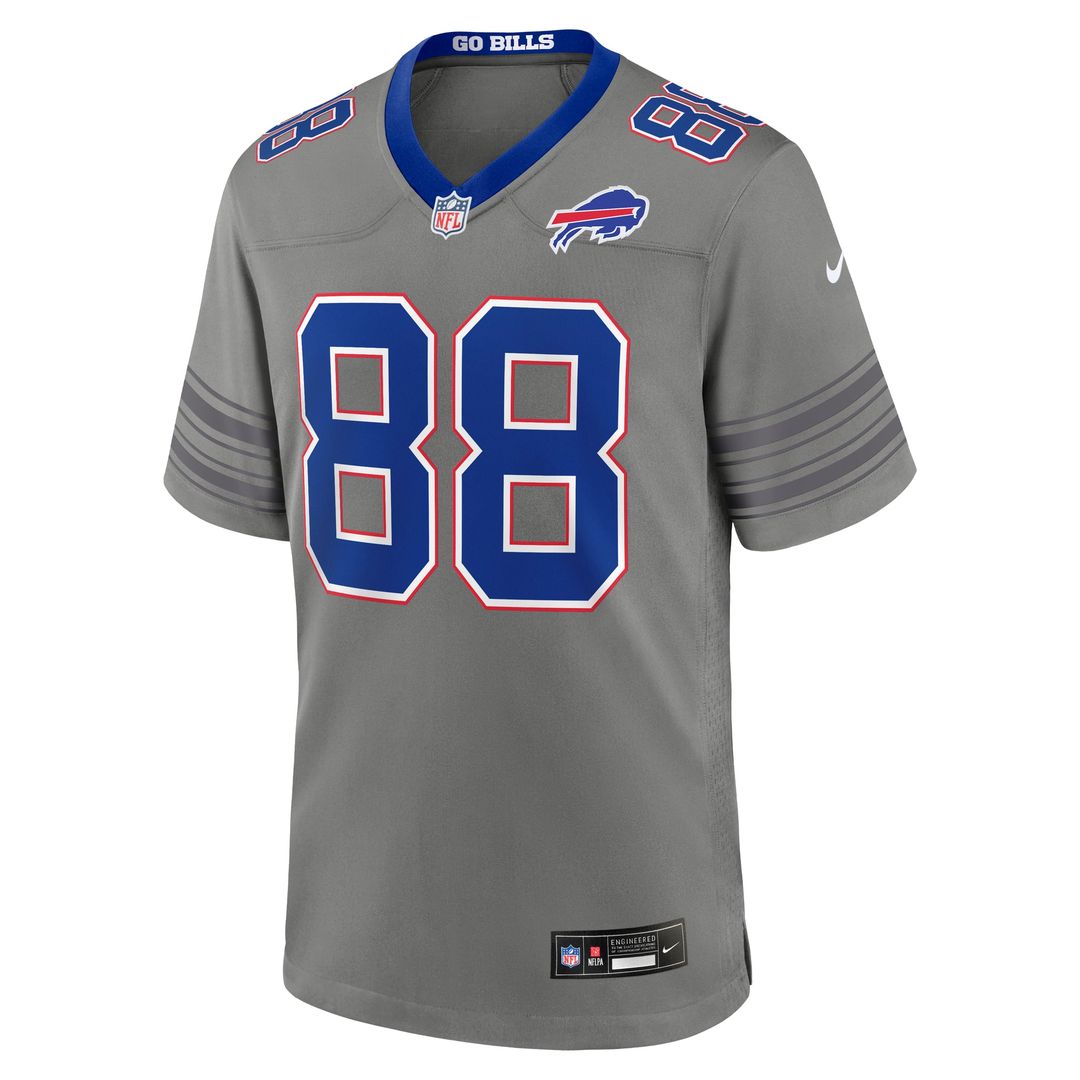 Dawson Knox Buffalo Bills Gray Nickel City Game Jersey
